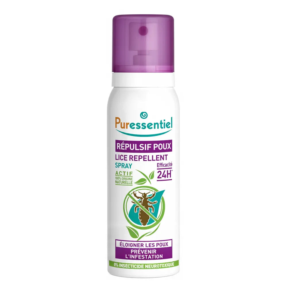 Puressentiel Spray Répulsif Anti-Poux 24h 75 ml