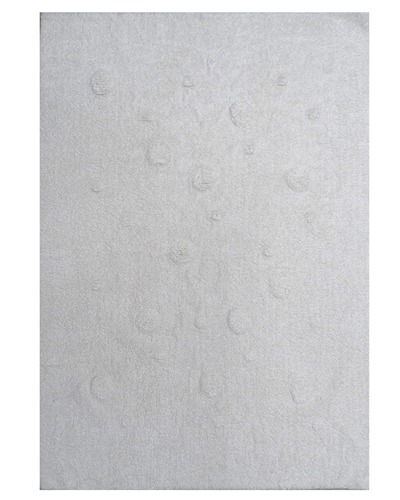 Tapis Rectangulaire Conton Ronda 120x160 cm Un Amour de Tapis - Blanc