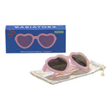 Babiators Lunettes de Soleil Cœur Polarisées 0-2 Ans - Frosted Pink
