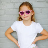 Babiators Lunettes de Soleil Cœur Polarisées 3-5 Ans - Frosted Pink