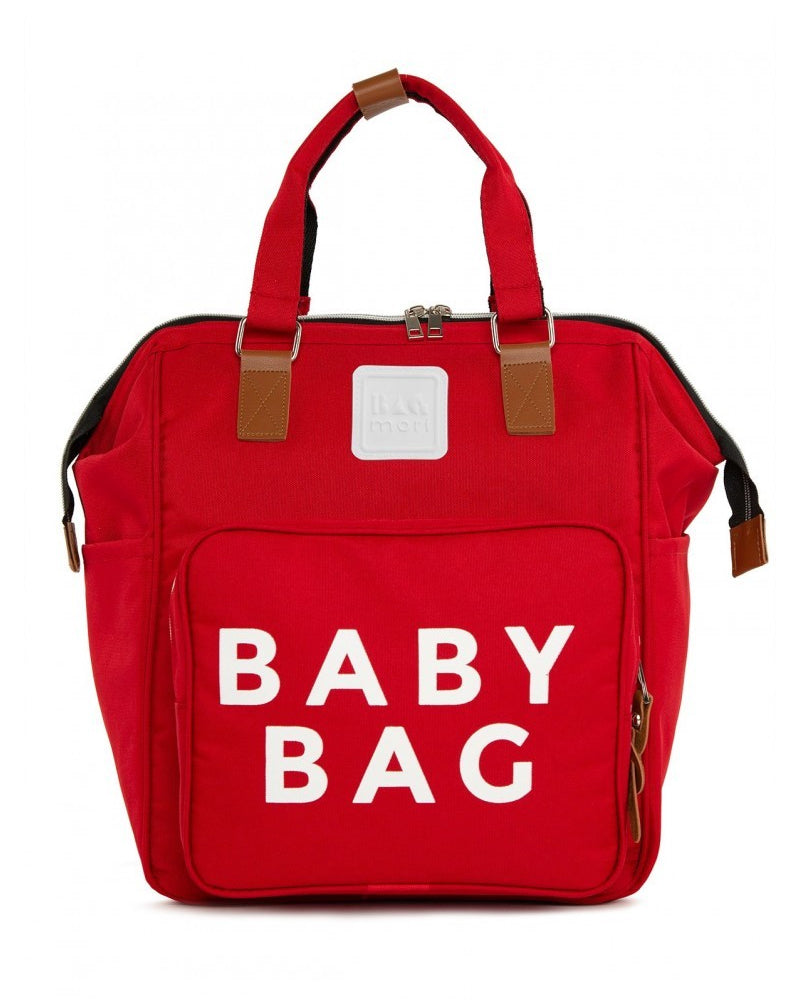 BAGmori Sac à langer Baby Bag Backpack - Rouge