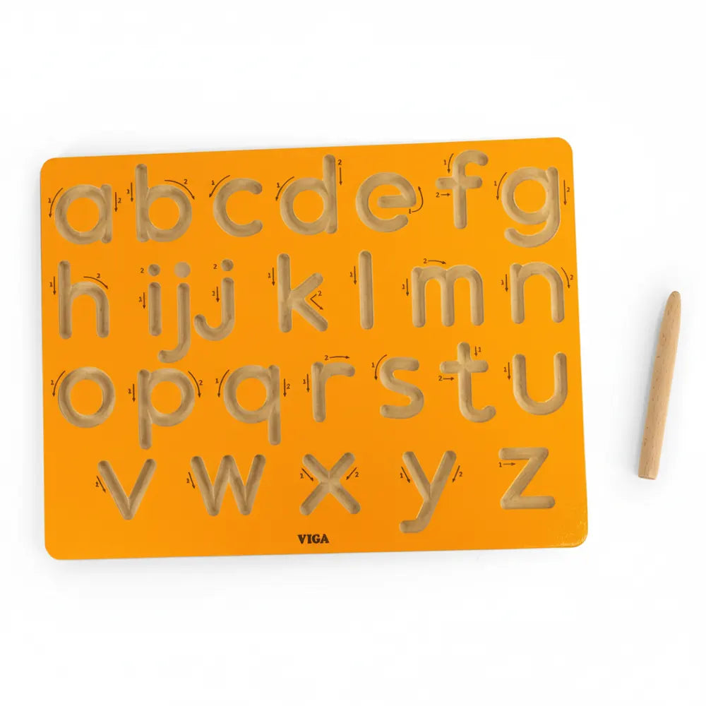 Viga Toys Planche à tracer Pré-Écriture Minuscules - 3A+