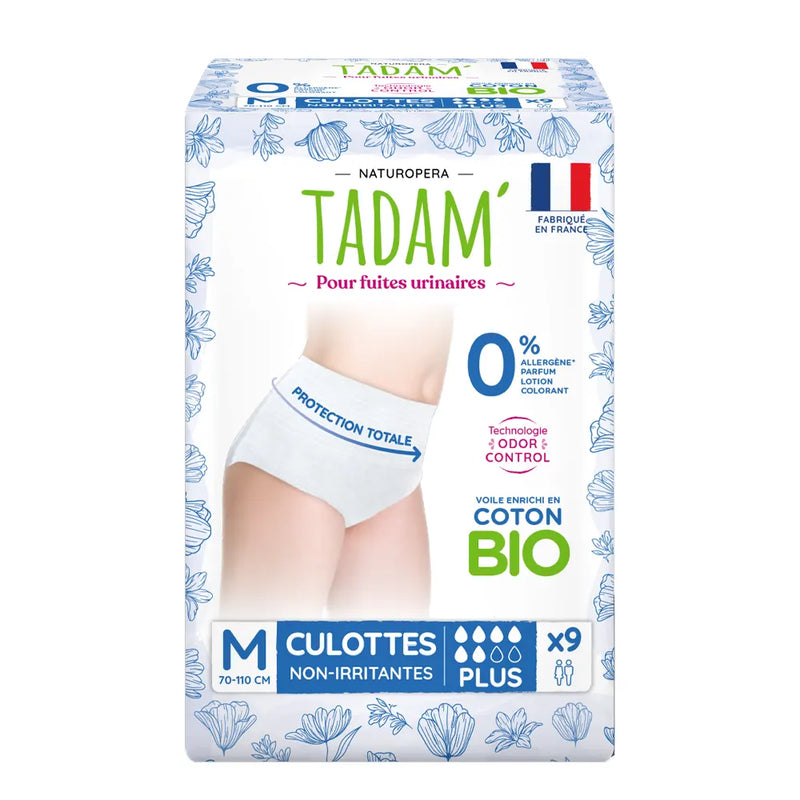 Tadam’ Plus Urinary Leakage Panties Size M - 9 Units