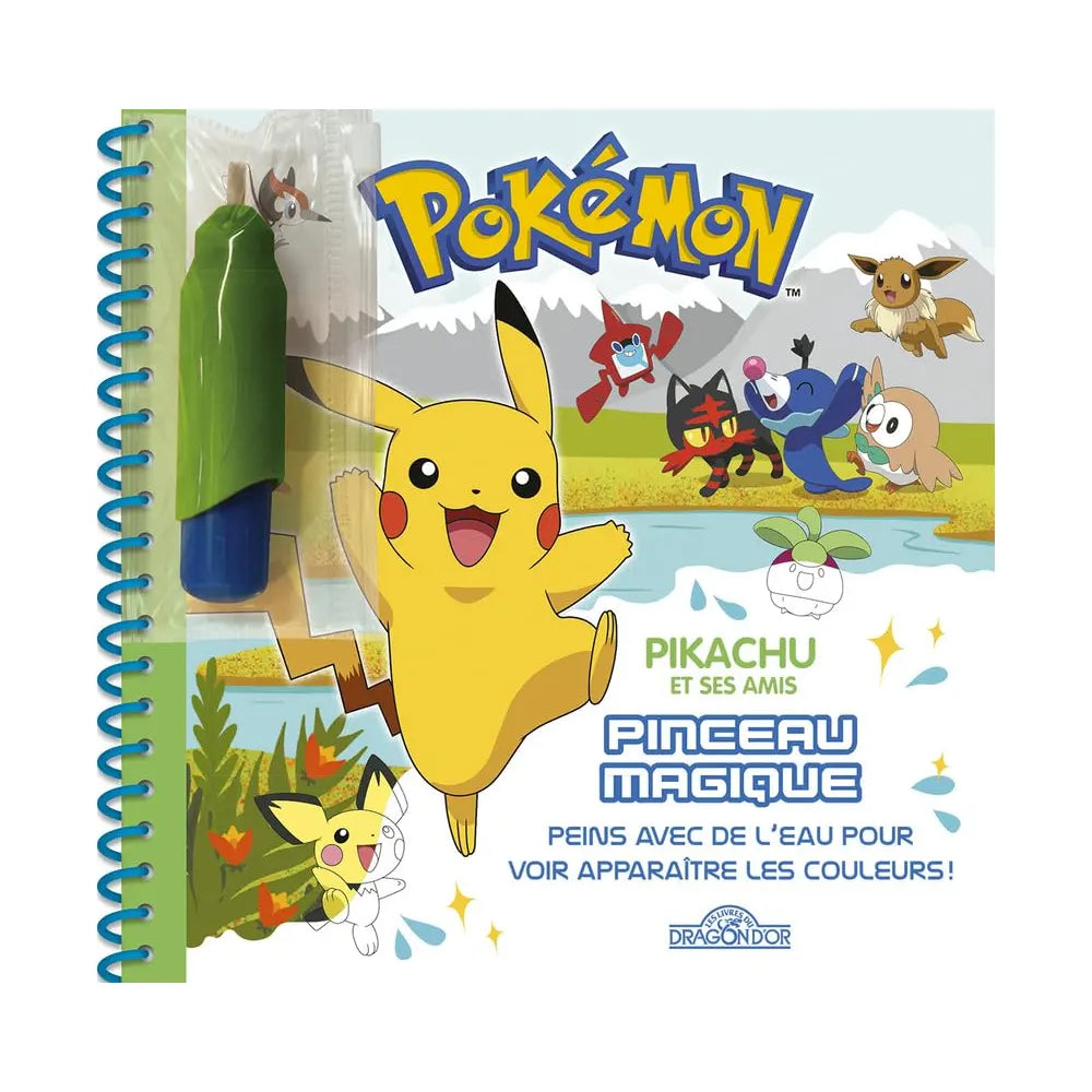 Pincel Mágico Pokémon - Pikachu y sus amigos