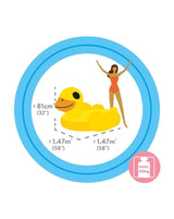 Intex Gonflable à Chevaucher Canard -147x147x81cm