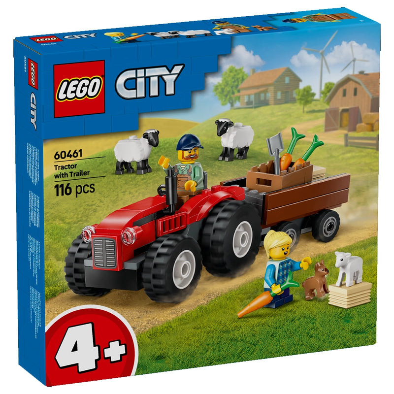 Lego Tractor de Granja con Remolque 4A+