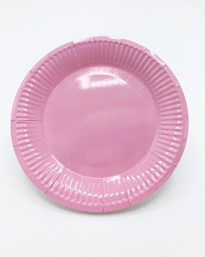 Pack Des Assiettes -  Rose Clair