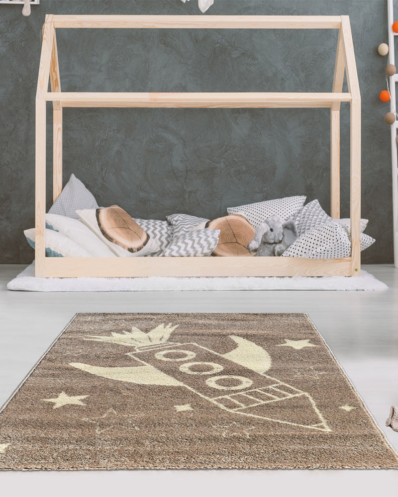 Tapis Fusée Taupe