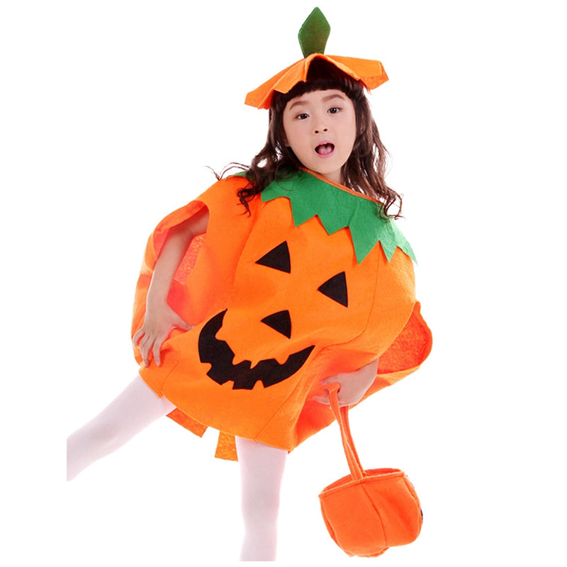 Disfraz de calabaza de Halloween para niño