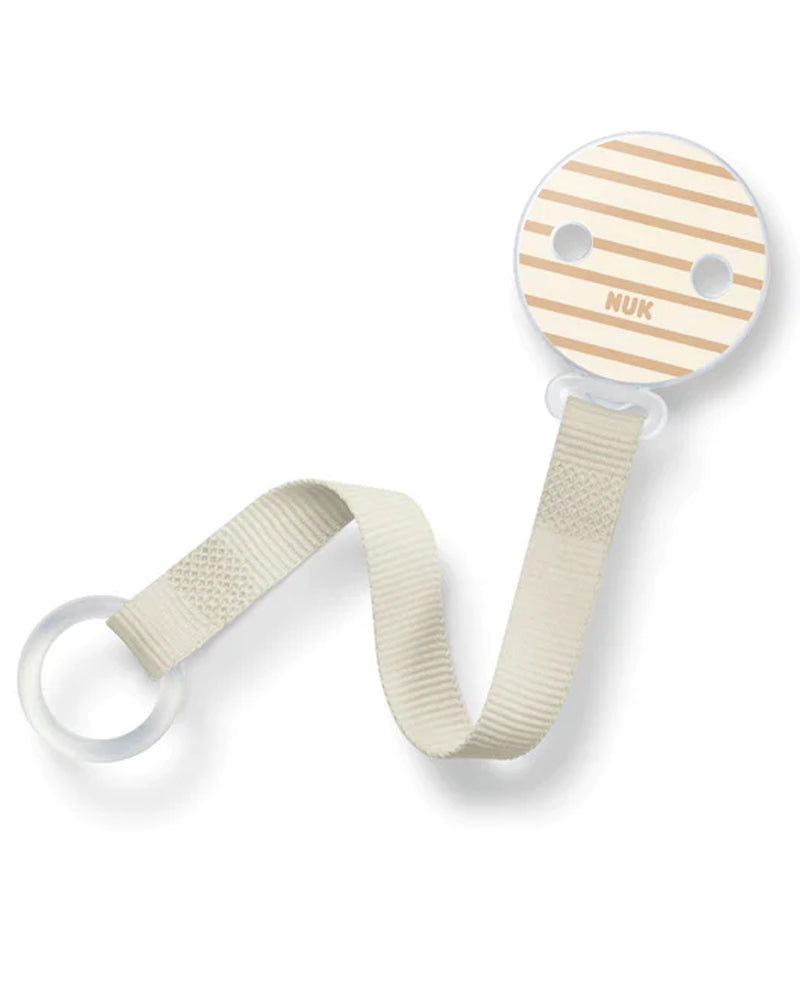 Pinza Chupete Cinta Universal NUK - Beige