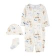 Ensemble de 3 Pièces Carter's - Chien Bleu