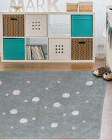 Tapis Rectangulaire Conton Ronda 120x160 cm Un Amour de Tapis - Gris