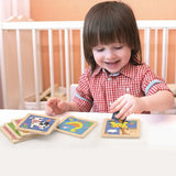 Viga Toys Puzzle Plat Tortue en Bois – 12M+