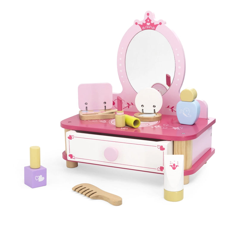 Viga Toys Table et Ensemble de Maquillage 3A+