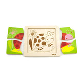 Viga Toys Puzzle Plat Coccinelle en Bois – 12M+