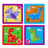 Lot de 2 Puzzles Glissants Dinosaure – 3A+