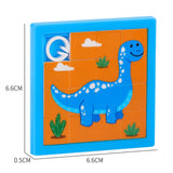 Lot de 2 Puzzles Glissants Dinosaure – 3A+