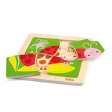 Viga Toys Puzzle Plat Coccinelle en Bois – 12M+