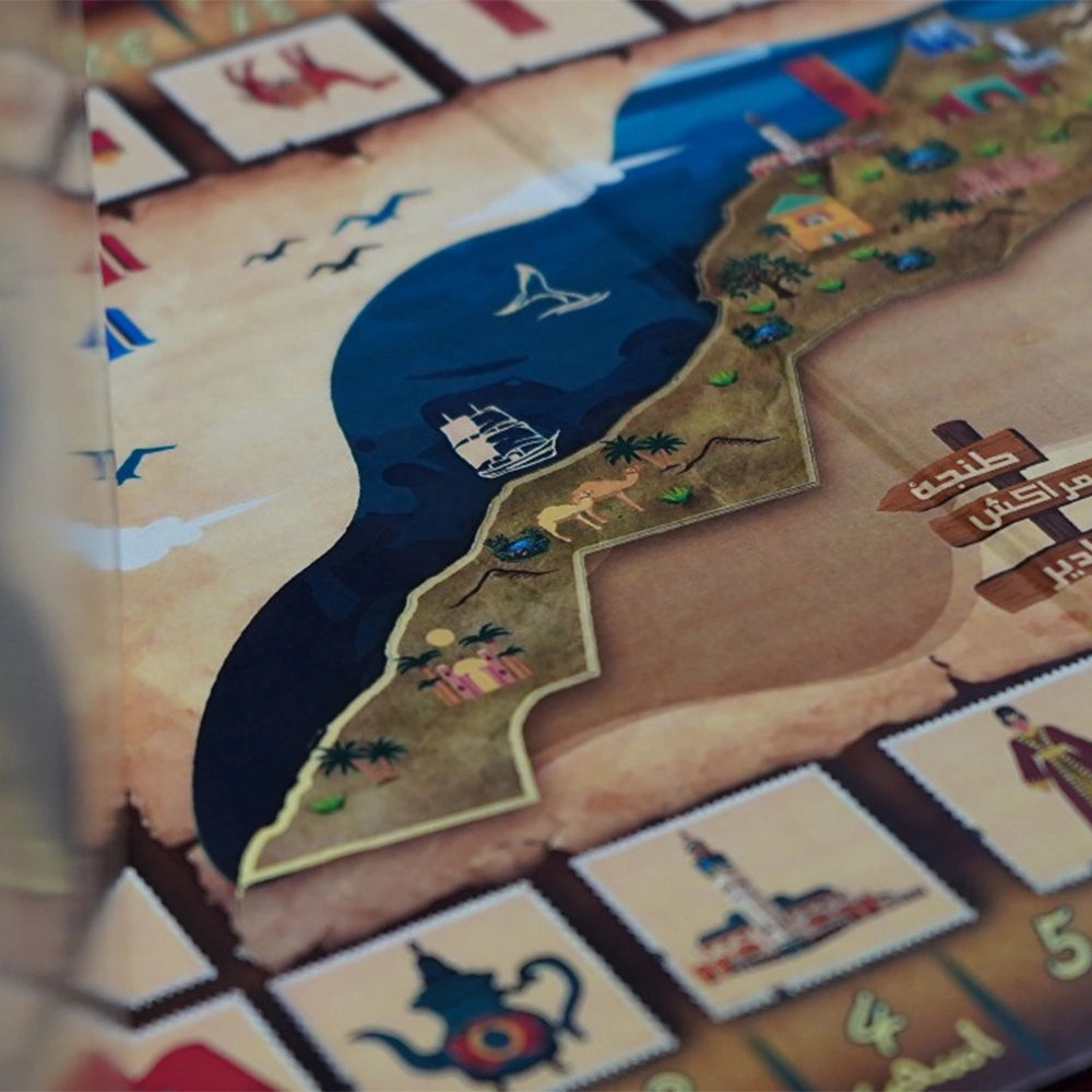 Jeu Voyage dans l'Histoire et la Culture du Maroc ( En Arabe ) - 8A+