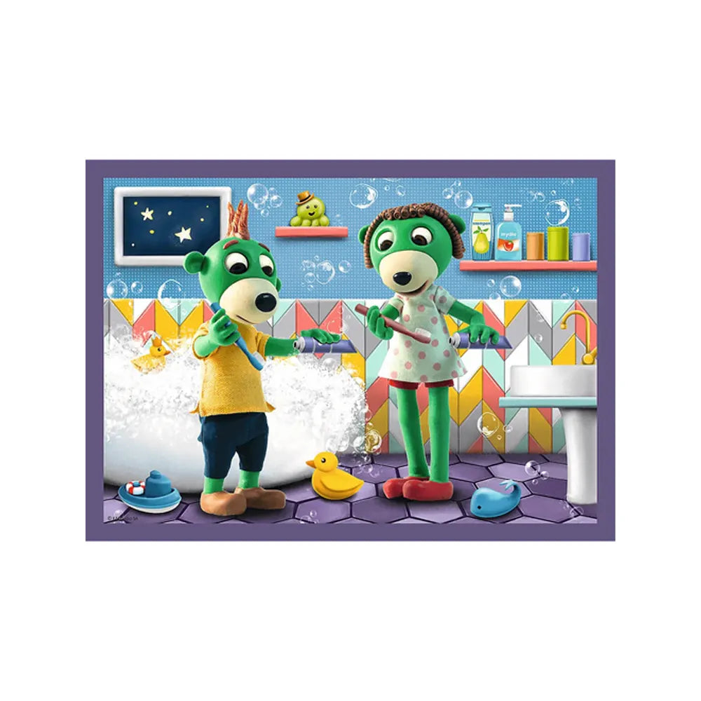 Trefl 4-in-1 Goodnight Trefliks Puzzle - 4Y+