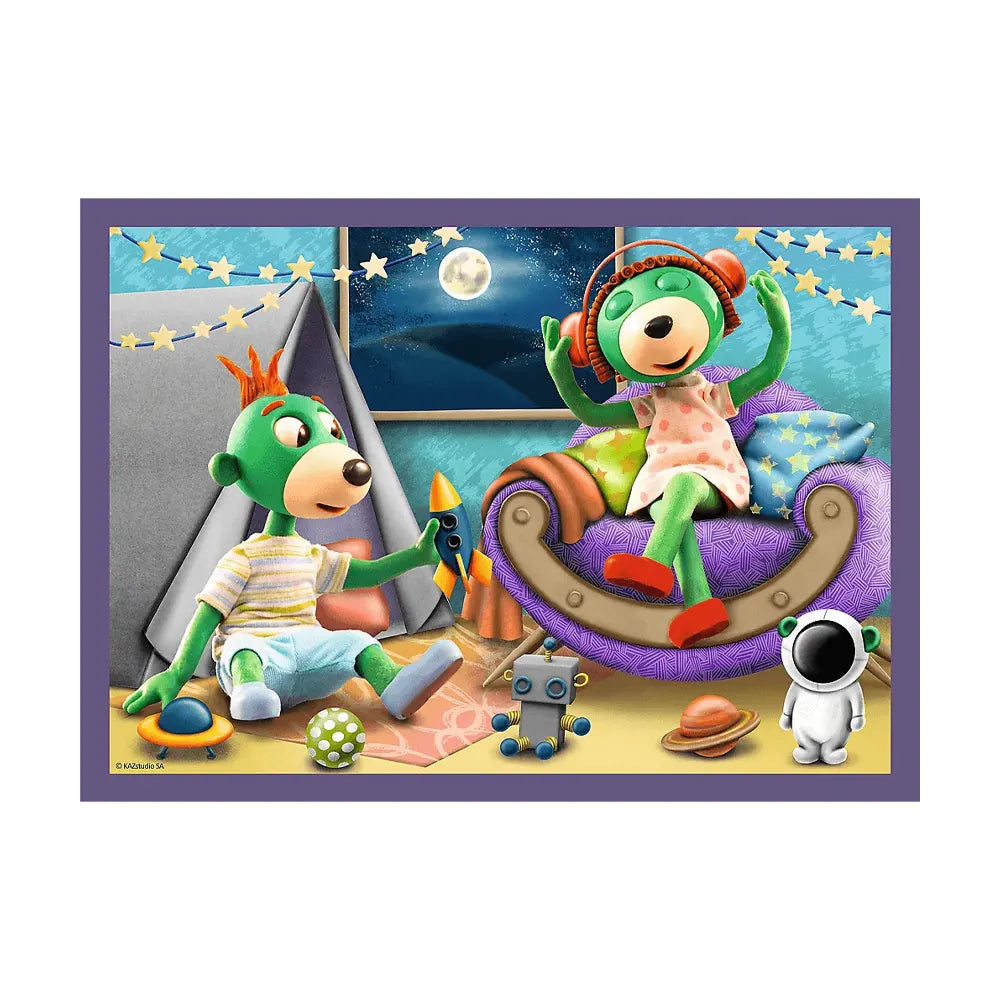 Trefl 4-in-1 Goodnight Trefliks Puzzle - 4Y+