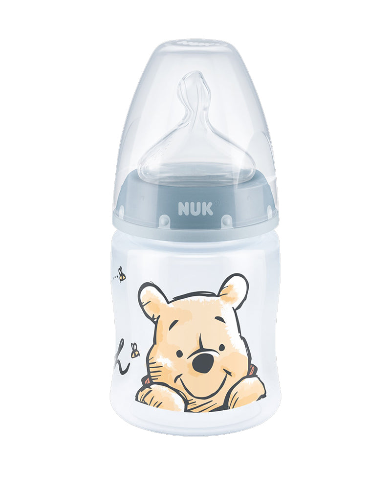 NUK Biberon First Choice+ 0-6m 150ml - Winnie l'ourson Bleu