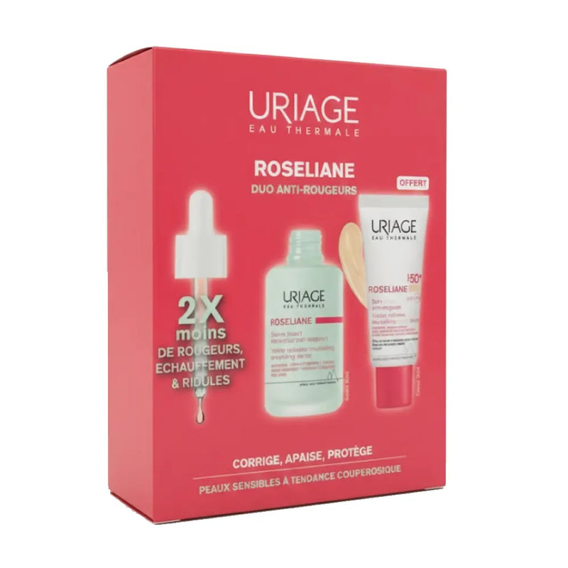 Uriage Roséliane Dúo Antirrojeces – Serum + Crema 50ml