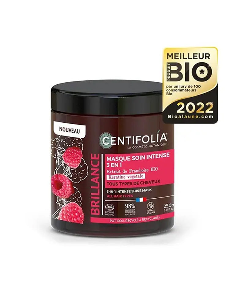 Mascarilla 3 en 1 Brillo Intenso 250 ml Orgánica 3A+ - Centifolia