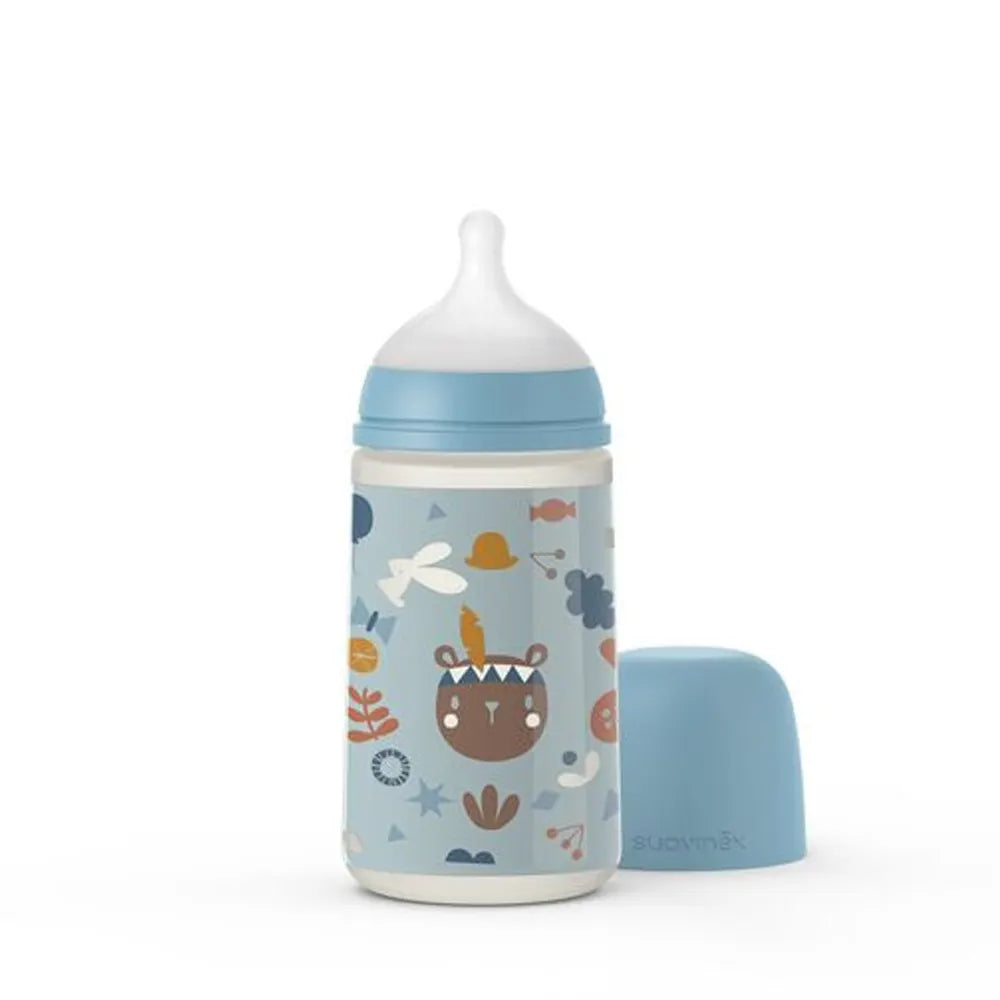 Suavinex Baby Bottle with SX Pro Teat Blue - 270 ml