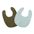 Babymat Set of 2 Bibs - Baby Green