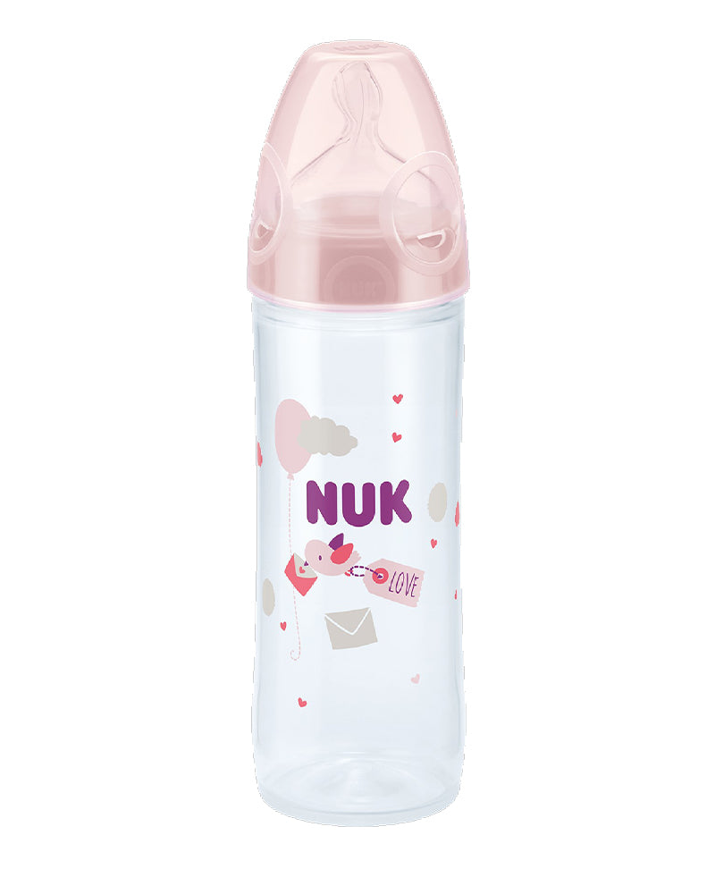 Biberon Classic Love NUK 6-18M - Rose