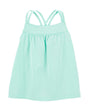 Débardeur Croisé Bébé Bébé Carter's - Menthe