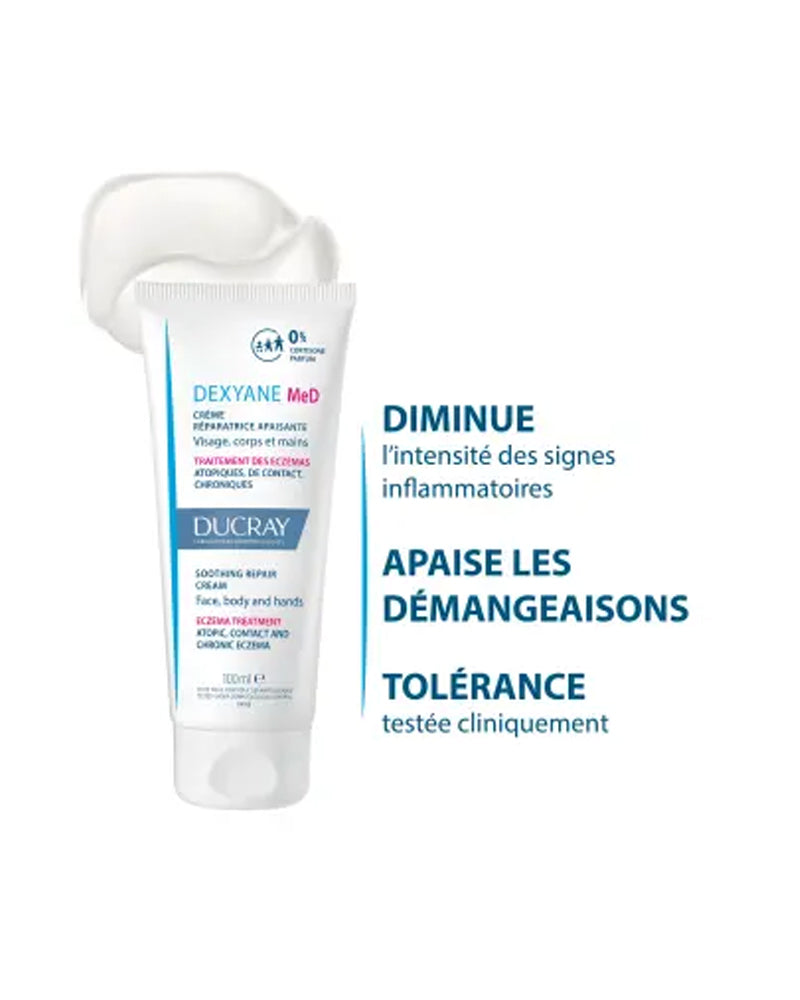 Ducray Crème Réparatrice Apaisante eczéma Dexyane MeD - 100ml