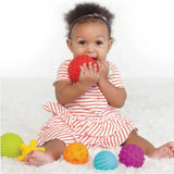 Infantino Ensemble de 6 Balles Texturés 6M+