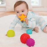 Infantino Ensemble de 6 Balles Texturés 6M+