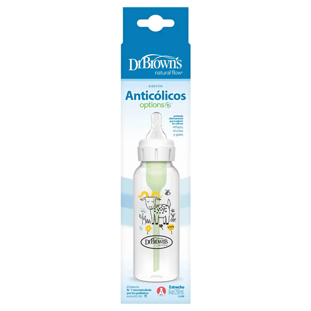 Dr. Brown’s Biberon Anti-Colique Options+ Goulot Étroit 250 ml