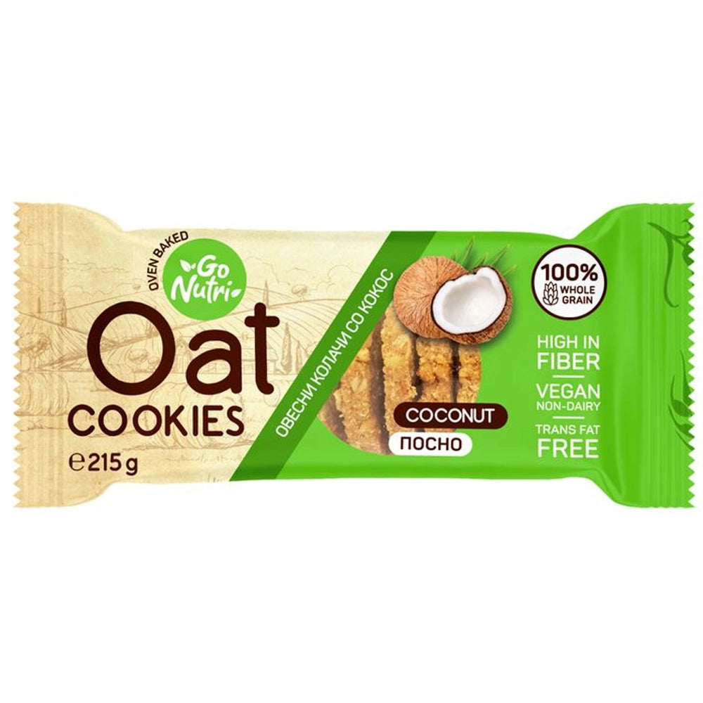 Vitalia Health Food Go Nutri Wholegrain Oat Cookies Coconut - 215g