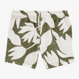 Short en Molleton à Enfiler Garçon Carter's - Tropical Vert & Blanc