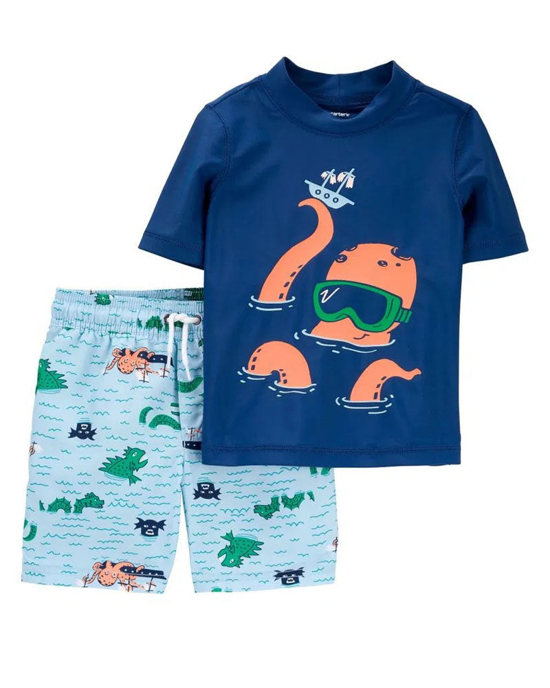 Maillot de bain 2 Pièce Bébé Carter's - Octopus