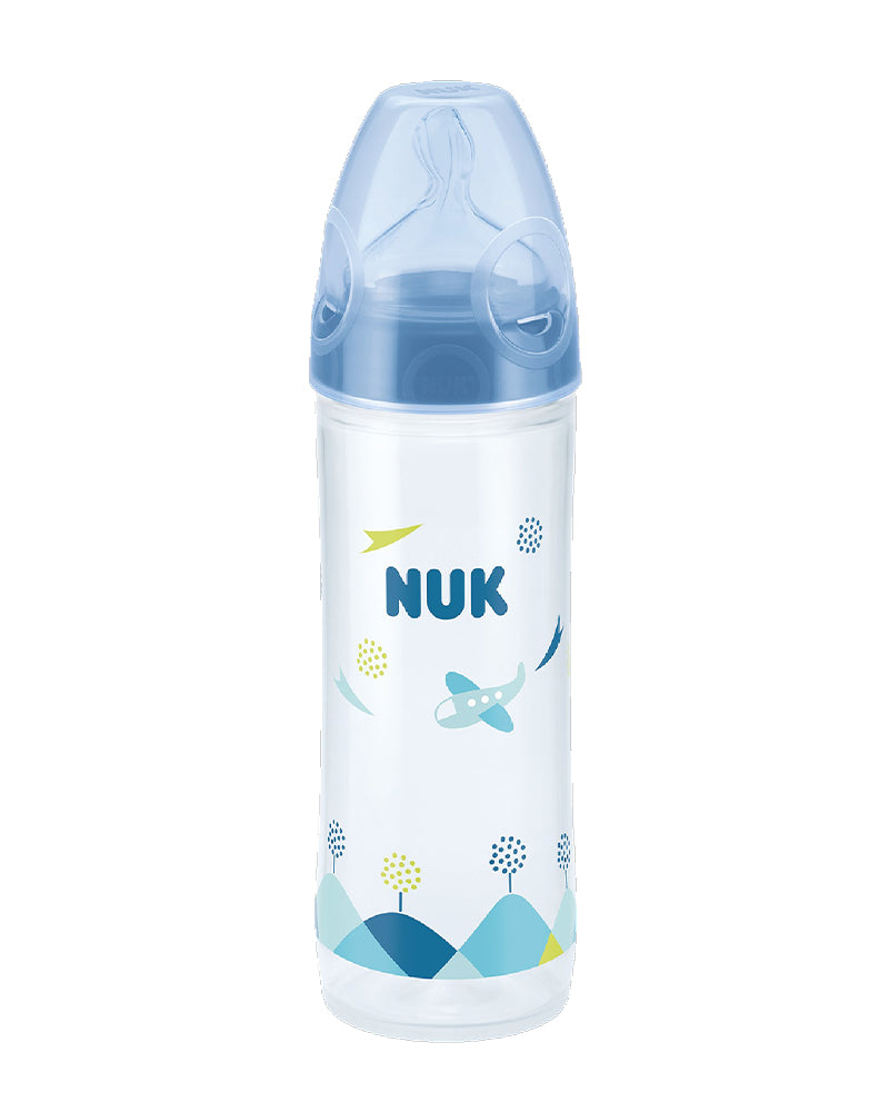 Biberón Classic Love NUK 6-18M - Azul
