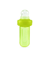 Nûby Grignoteur Nibber pour Fruits & Légumes & Biscuits En Silicone 6M+ - Vert