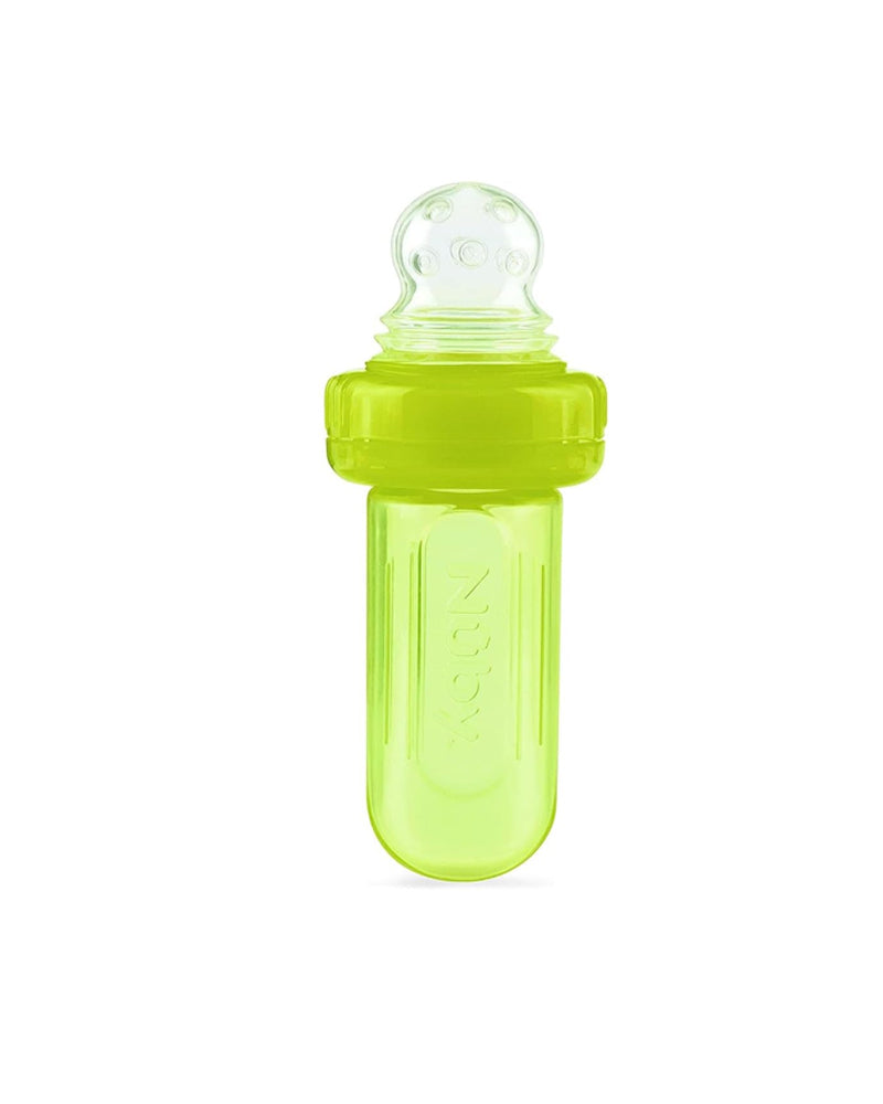 Nûby Nibber Snack for Fruits & Vegetables & Silicone Cookies 6M+ - Green