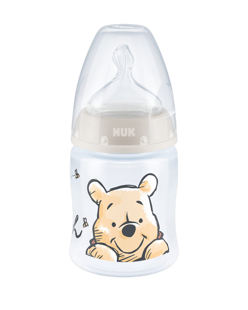 NUK Biberon First Choice+ 0-6m 150ml - Winnie l'ourson Beige
