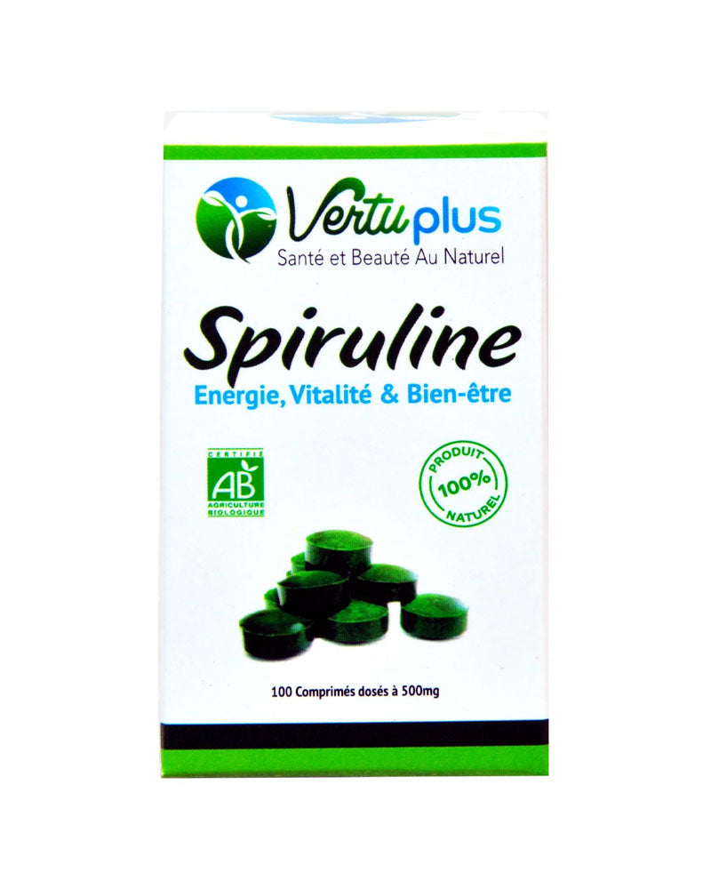 Vertu Plus Espirulina - 100 tabletas
