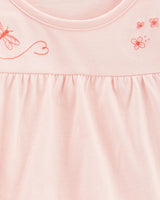Ensemble 4 Pièces Hauts Et Leggings Bébé Carter's - Rose