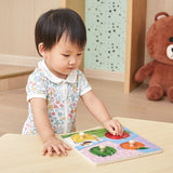 Viga Toys Puzzle à Boutons en Bois 12M+ - Fruits