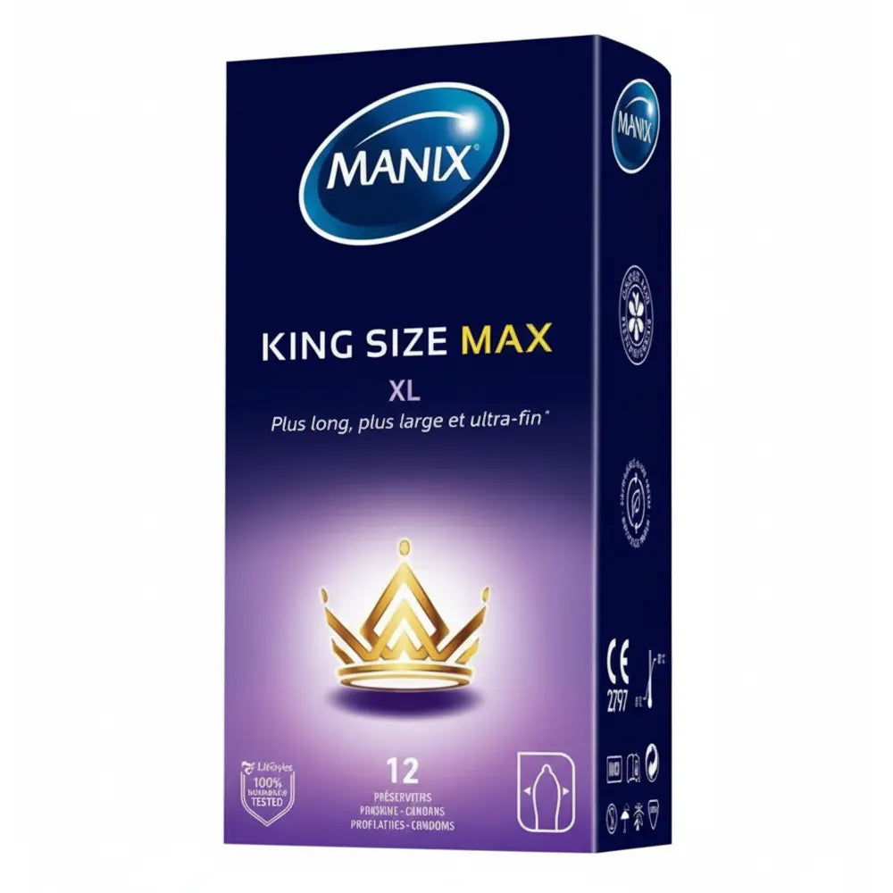 Manix King Size Max – 12 Preservativos