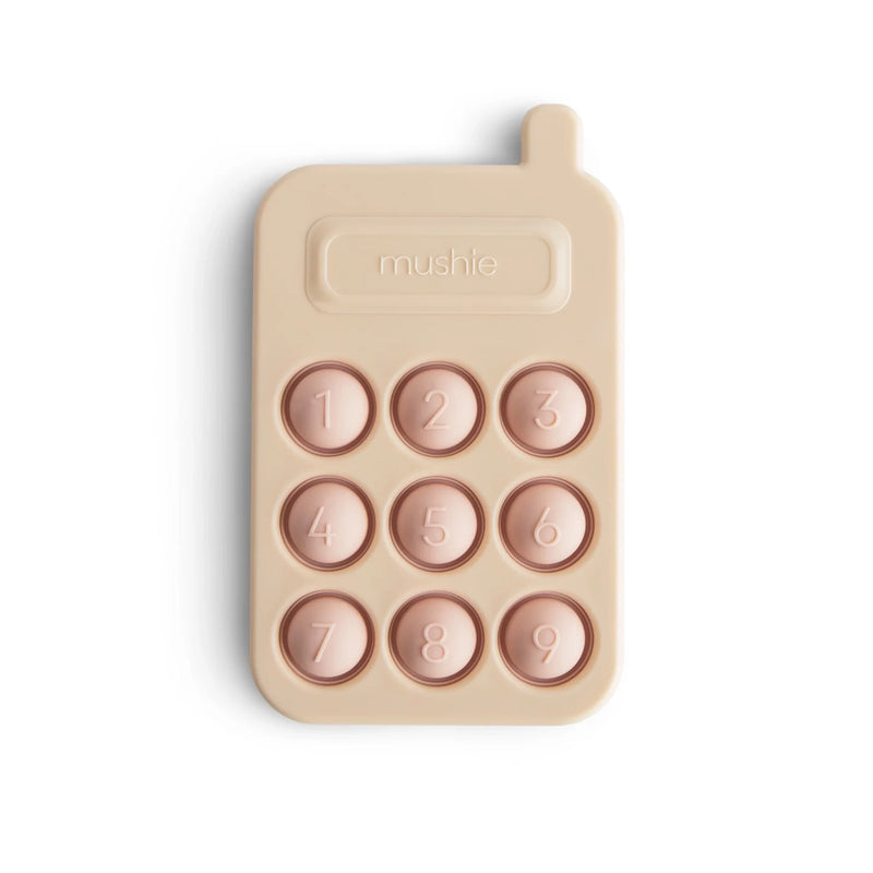 Mushie Telephone Press Toy - Blush