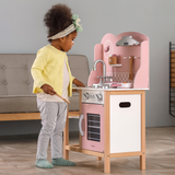 Viga Toys PolarB Cuisine avec Ustensiles 3A+ - Rose