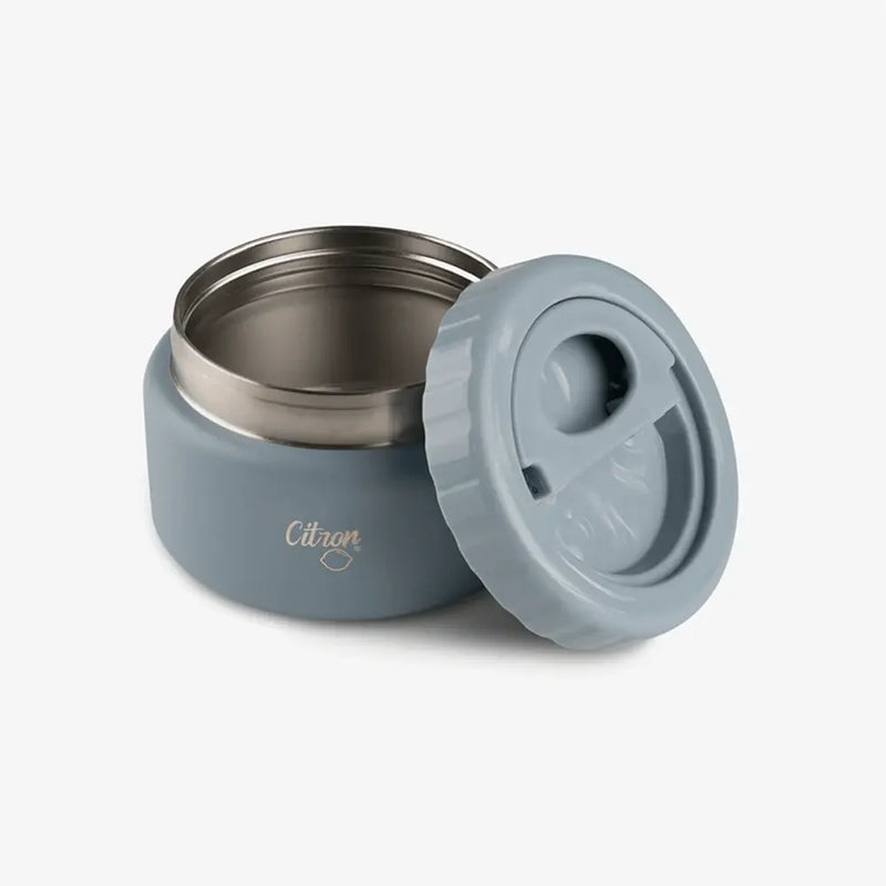 Citron Stainless Steel Food Jar 250ml - Blue